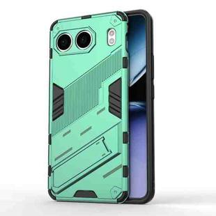 For OnePlus Nord 4 5G Global Punk Armor 2 in 1 PC + TPU Phone Case with Holder(Green)