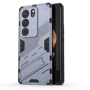 For vivo S17 / S17 Pro Punk Armor 2 in 1 PC + TPU Phone Case with Holder(Grey)