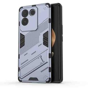For vivo S17e Punk Armor 2 in 1 PC + TPU Phone Case with Holder(Grey)