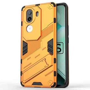 For vivo iQOO Z9s 5G Global Punk Armor 2 in 1 PC + TPU Phone Case with Holder(Orange)