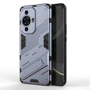 For Huawei nova 11 Pro 4G Punk Armor 2 in 1 PC + TPU Phone Case with Holder(Grey)