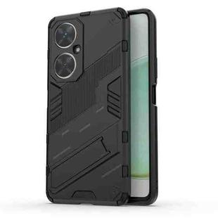 For Huawei nova 11i 4G Punk Armor 2 in 1 PC + TPU Phone Case with Holder(Black)