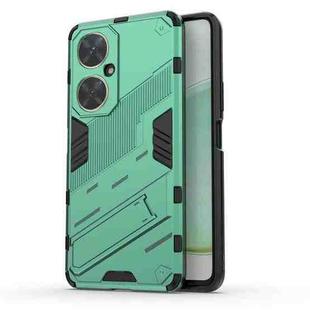For Huawei nova 11i 4G Punk Armor 2 in 1 PC + TPU Phone Case with Holder(Green)