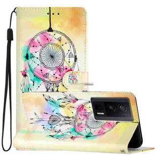 For Xiaomi Redmi K60 Colored Drawing Leather Phone Case(Dream Catcher)
