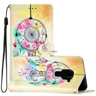 For Xiaomi Redmi Note 9 Colored Drawing Leather Phone Case(Dream Catcher)