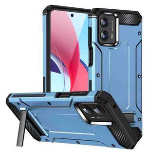 For Motorola Moto G 5G 2023 Matte Holder Phone Case(Space Blue)