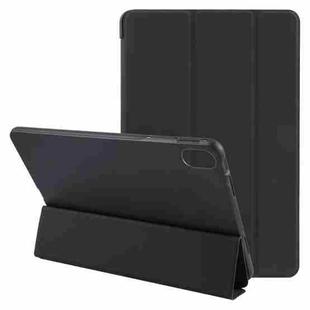 For Huawei MatePad 11 2023 GEBEI 3-folding Holder Shockproof Flip Leather Tablet Case(Black)
