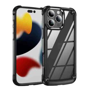 For iPhone 16 Pro TPU + PC Lens Protection Phone Case(Black)