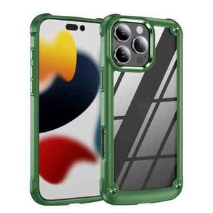 For iPhone 16 Pro TPU + PC Lens Protection Phone Case(Green)