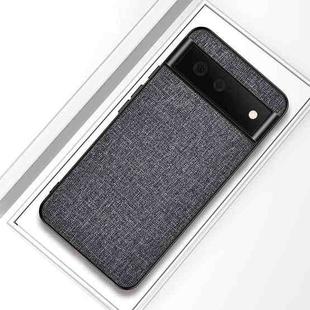 For Google Pixel 8 Shockproof Cloth Texture PC+ TPU Phone Case(Grey)