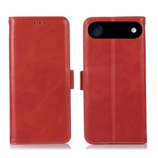 For iPhone 17 Air Crazy Horse Top Layer Cowhide Leather Phone Case(Red)