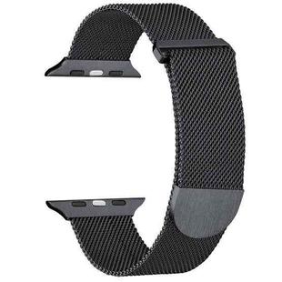 For Apple Watch SE 40mm Milanese Metal Magnetic Watch Band(Gunmetal)