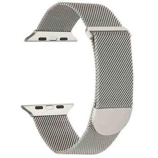 For Apple Watch 3 38mm Milanese Metal Magnetic Watch Band(Starlight)