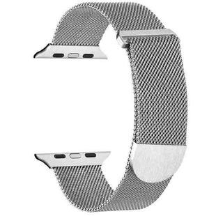 For Apple Watch Ultra 2 49mm Milanese Metal Magnetic Watch Band(Silver)