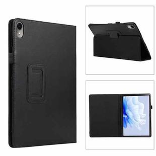 For Huawei MatePad Air 11.5 inch Litchi Texture Leather Tablet Case with Holder(Black)