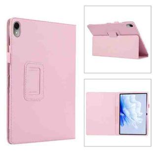 For Huawei MatePad Air 11.5 inch Litchi Texture Leather Tablet Case with Holder(Pink)
