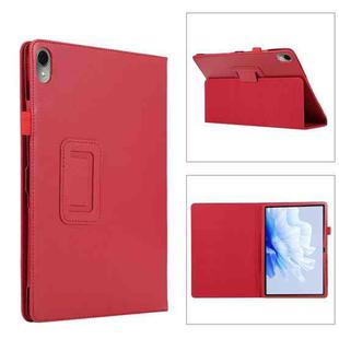 For Huawei MatePad Air 11.5 inch Litchi Texture Leather Tablet Case with Holder(Red)