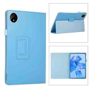 For Huawei MatePad Pro 11 2024 Litchi Texture Leather Tablet Case with Holder(Sky Blue)