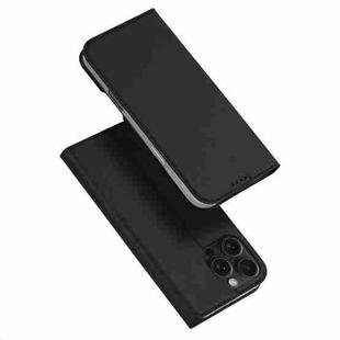 For iPhone 16 Pro Max DUX DUCIS Skin Pro Series Flip Leather Phone Case(Black)