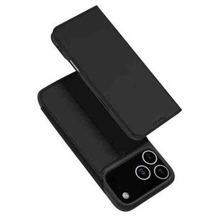 For iPhone 17 Pro DUX DUCIS Skin Pro Series Flip Leather Phone Case(Black)