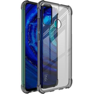 For Huawei P Smart 2020 IMAK Full Coverage Shockproof TPU Protective Case(Transparent Black)