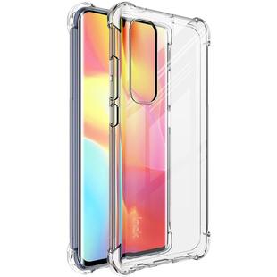 For Xiaomi Mi Note 10 Lite IMAK Full Coverage Shockproof TPU Protective Case(Transparent)