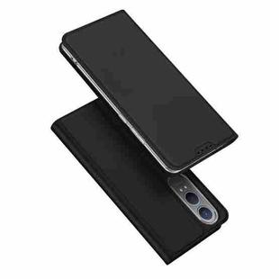 For OnePlus Nord CE4 Lite / OPPO K12x DUX DUCIS Skin Pro Series Horizontal Flip Phone Leather Case(Black)