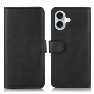 For iPhone 17 Cow Texture Leather Phone Case(Black)