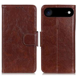 For iPhone 17 Air Nappa Texture Leather Case(Brown)