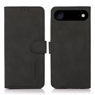 For iPhone 17 Air KHAZNEH Matte Texture Leather Phone Case(Black)