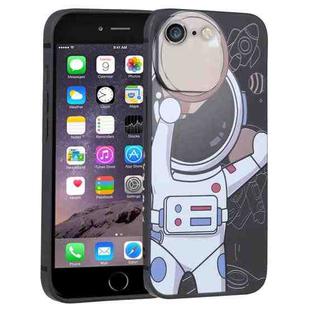 For iPhone 6s Plus / 6 Plus Spaceman Binoculars Phone Case(Black and Beige)
