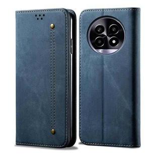 For Realme 13 Pro 5G Global Denim Texture Flip Leather Phone Case(Blue)