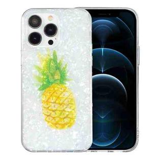 For iPhone 12 Pro IMD Shell Pattern TPU Phone Case(Pineapple)