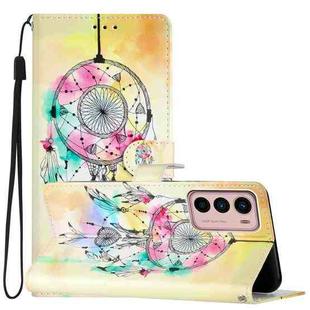 For Motorola Moto G42 Colored Drawing Leather Phone Case(Dream Catcher)