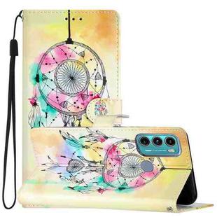 For Motorola Moto G60 Colored Drawing Leather Phone Case(Dream Catcher)