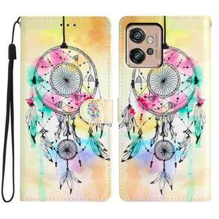For Motorola Moto G32 Colored Drawing Leather Phone Case(Dream Catcher)