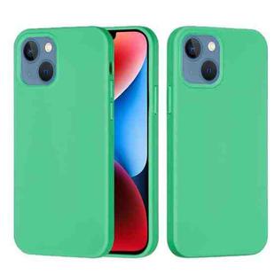 For iPhone 15 Solid Color Silicone Phone Case(Green)