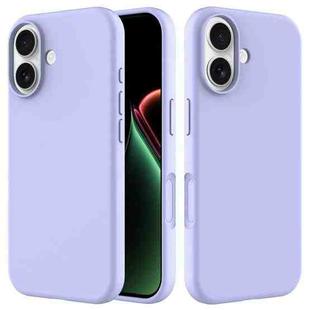 For iPhone 17 Solid Color Silicone Phone Case(Purple)