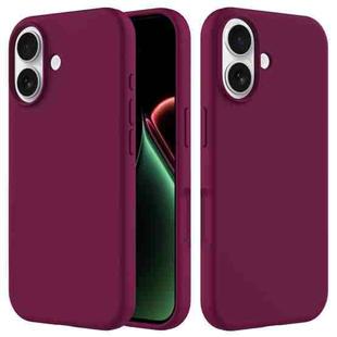For iPhone 17 Solid Color Silicone Phone Case(Violet)