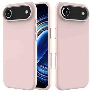 For iPhone 17 Air Solid Color Silicone Phone Case(Sand Pink)