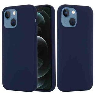 For iPhone 15 Plus Shockproof Silicone Magsafe Phone Case(Navy Blue)