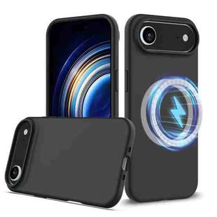 For iPhone 17 Air Shockproof Silicone Magsafe Phone Case(Black)