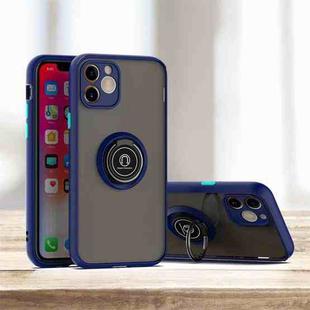 For iPhone 11 Pro Q Shadow 1 Generation Series TPU + PC Protective Case with 360 Degrees Rotate Ring Holder(Blue)
