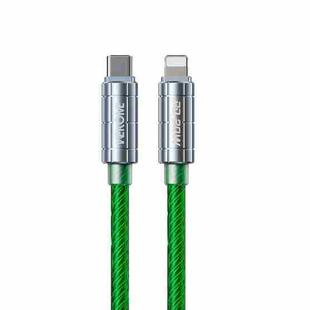WK WDC-205 PD 20W USB-C/Type-C to 8 Pin Super Fast Charge Data Cable, Length: 1m(Green)
