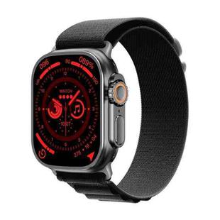 WS-E9 Ultra 2.2 inch IP67 Waterproof Loop Nylon Band Smart Watch, Support Heart Rate / NFC(Black)