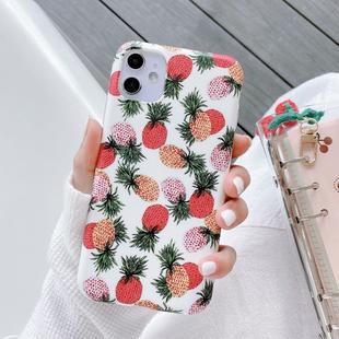 For iPhone 11 Pro Pineapple Series Shockproof TPU Soft Protective Case(Colorful Pineapple)