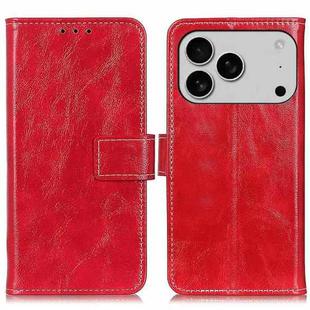 For iPhone 17 Pro Max Retro Crazy Horse Texture Horizontal Flip Leather Phone Case(Red)