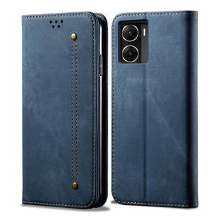 For vivo Y29e 5G Denim Texture Flip Leather Phone Case(Blue)