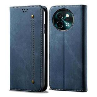 For vivo Y38 5G Global Denim Texture Flip Leather Phone Case(Blue)