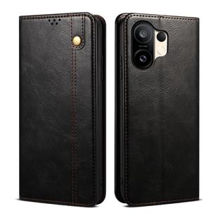 For vivo S30 Pro mini Oil Wax Crazy Horse Texture Leather Phone Case(Black)